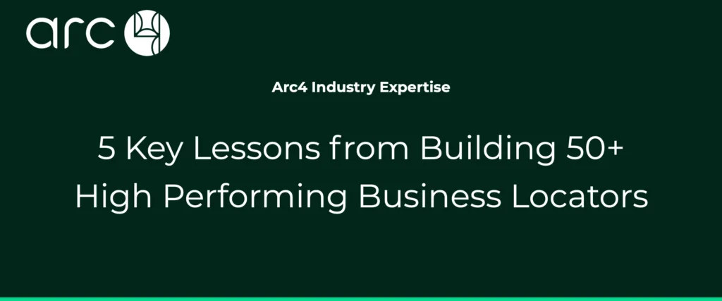 Lessons learned from building enterprise store locators.