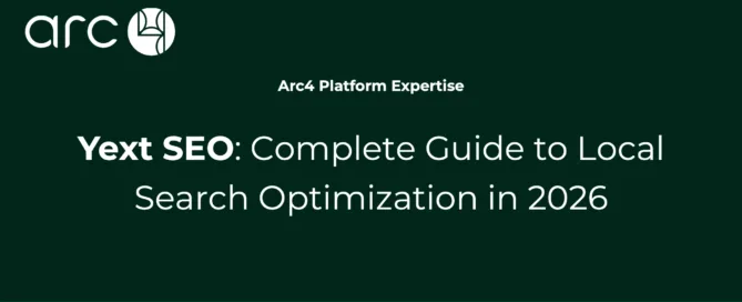 Illustration showing Yext local SEO data connections and platform listings