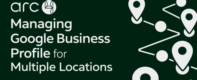 Managing Google Business Profile for multiple locations with map pins representing multi-location business listings